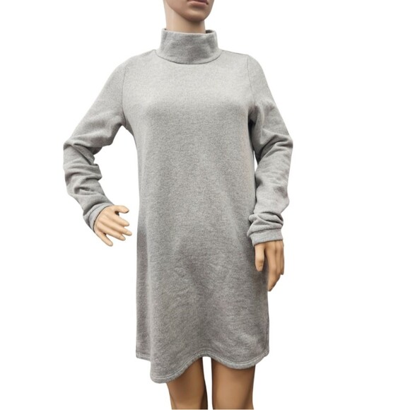 Reformation The Cory Mini Sweatshirt Dress in Gray - Picture 2 of 6